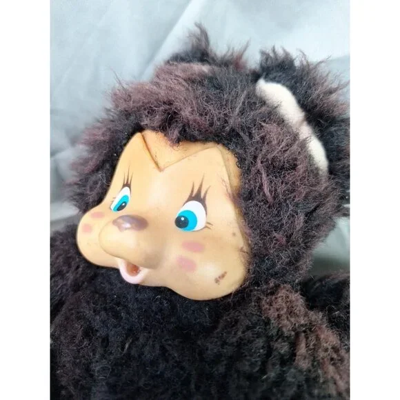 Nyamy Washino Kitten Felina Sucking Thumb Plush Black 7" Vintage 1979 READ - Picture 11 of 15